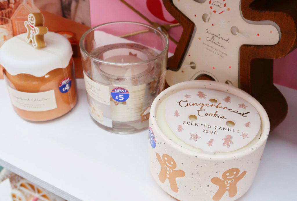 B&M-christmas-gingerbread-candle-collection